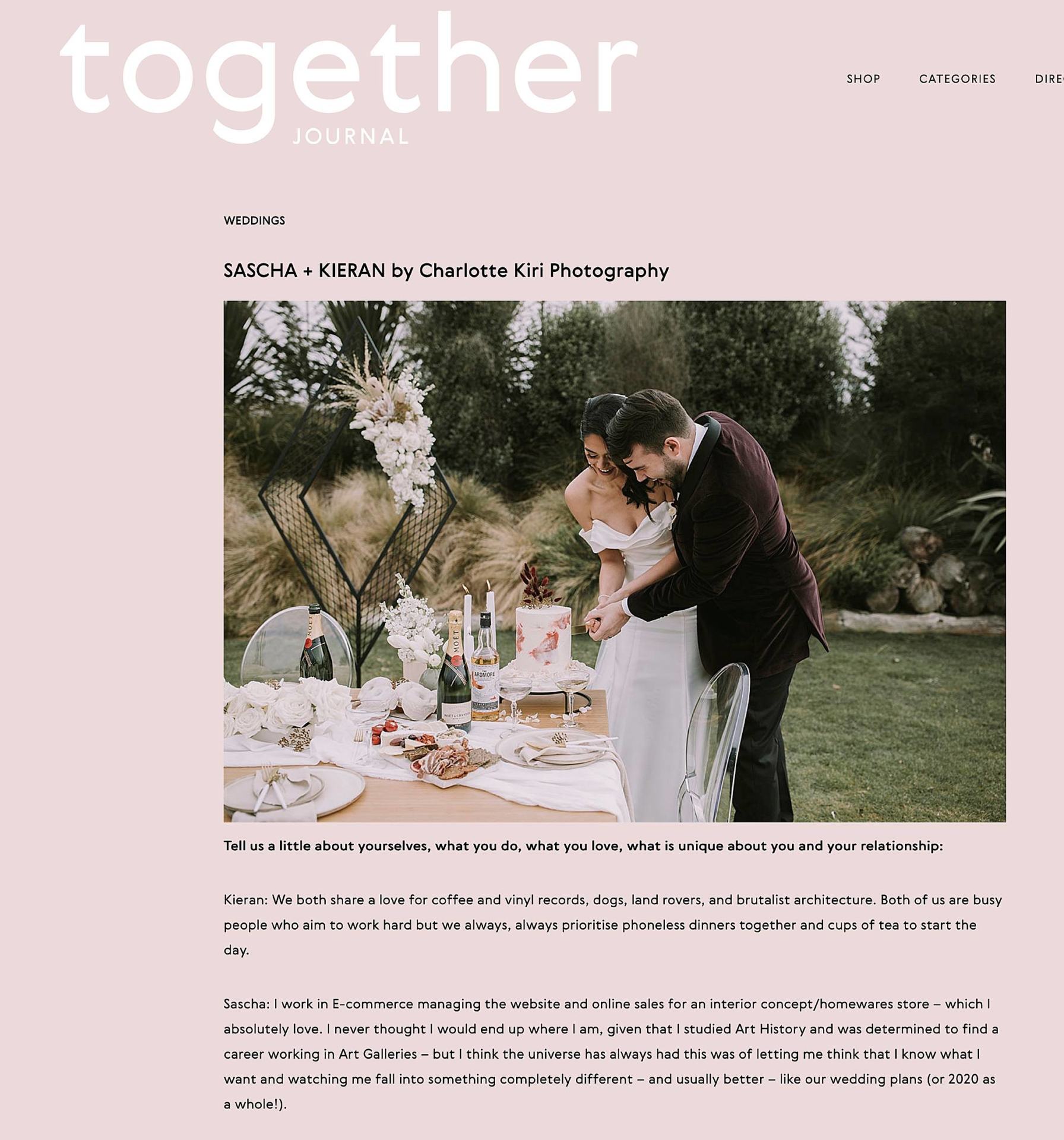 Together Journal feature
